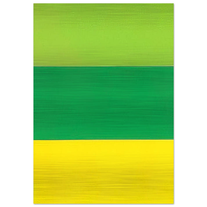 Train Landscape - Ellsworth Kelly Brushed Aluminum Print - 70x100 cm / 28x40 inches | Ellsworth Kelly Aluminum Print | Ellsworth Kelly Prints