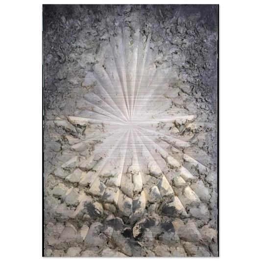 Jay DeFeo/BIG/The Rose - Jay DeFeo Brushed Aluminum Print - 70x100 cm / 28x40 inches | Jay DeFeo Aluminum Print | Jay DeFeo Prints