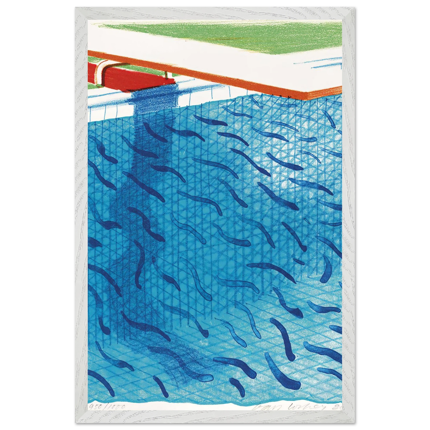 David Hockney - David Hockney Wall art - 75x100 cm / 30x40 inches - Fine Art Poster-canvas - -