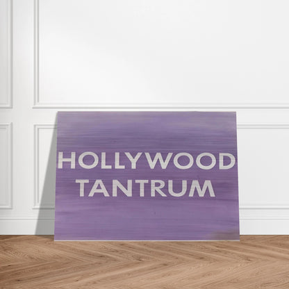 HOLLYWOOD TANTRUM 1979 - Edward Ruscha Brushed Aluminum Print - 70x100 cm / 28x40 inches | Edward Ruscha Aluminum Print | Edward Ruscha Prints