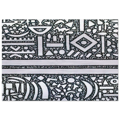 From the Edge of Darkness - Richard Pousette-Dart Brushed Aluminum Print - 70x100 cm / 28x40 inches | Richard Pousette-Dart Aluminum Print | Richard Pousette-Dart Prints