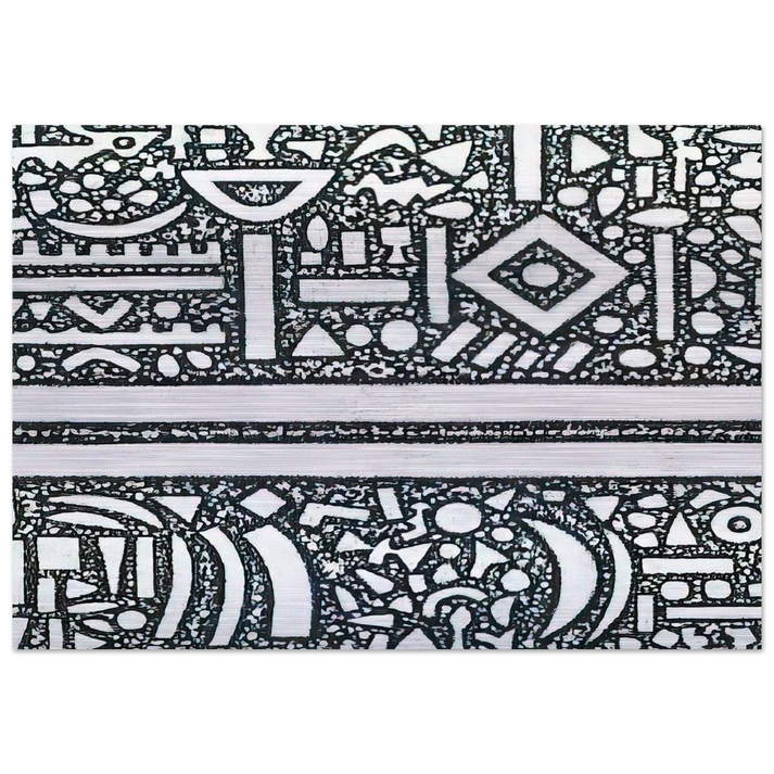 From the Edge of Darkness - Richard Pousette-Dart Brushed Aluminum Print - 70x100 cm / 28x40 inches | Richard Pousette-Dart Aluminum Print | Richard Pousette-Dart Prints