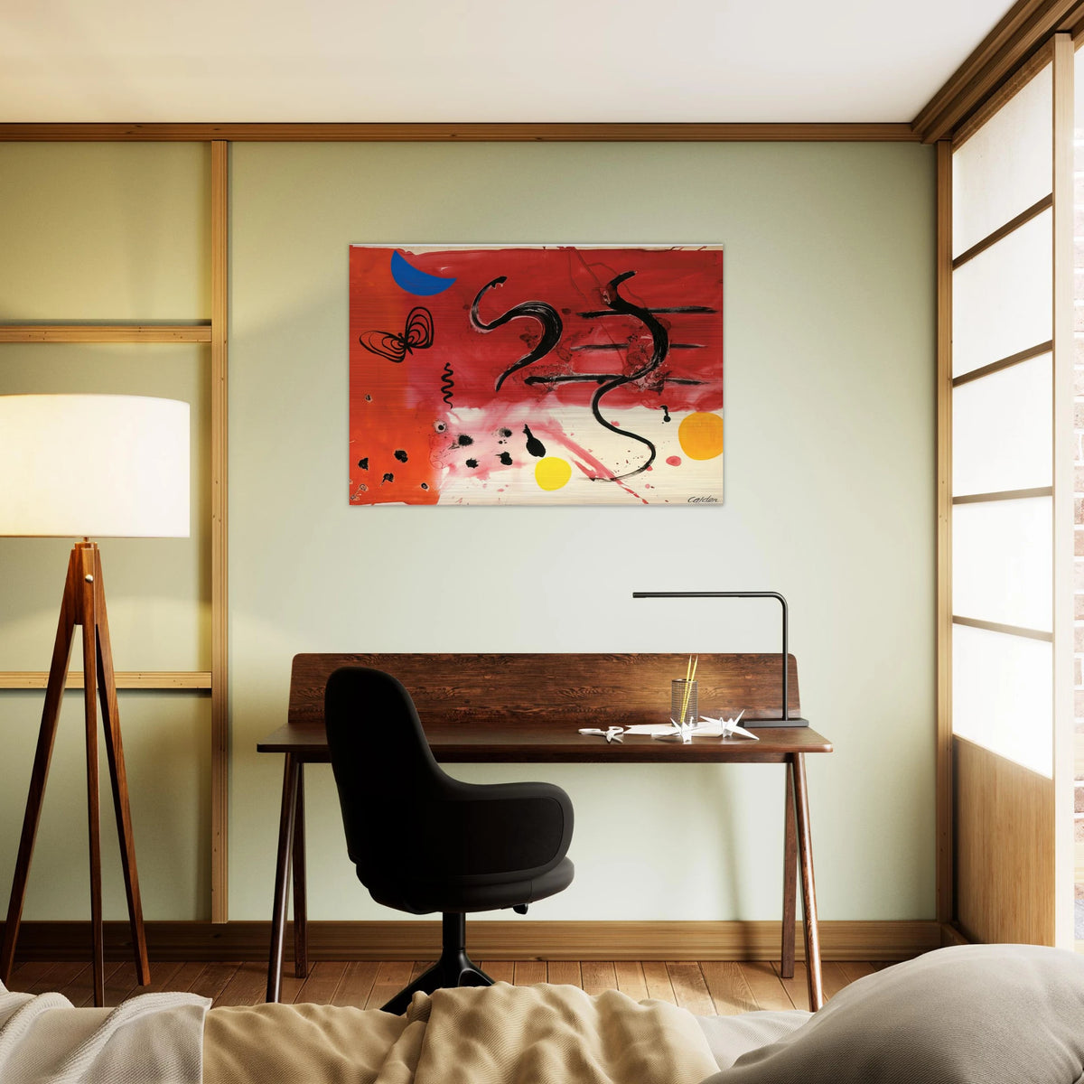 UNTITLED 1953 - Alexander Calder Brushed Aluminum Print - 70x100 cm / 28x40 inches | Alexander Calder Aluminum Print | Alexander Calder Prints
