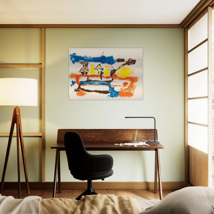 Fable, 1961- - Helen Frankenthaler Brushed Aluminum Print - 70x100 cm / 28x40 inches | Helen Frankenthaler Aluminum Print | Helen Frankenthaler Prints