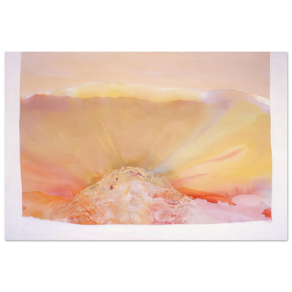 Eye Of The Pyramid Version I - 1988 - Ronnie Landfield Art Prints - 100x150 cm / 40x60″ inches | Ronnie Landfield Poster | Ronnie Landfield Prints