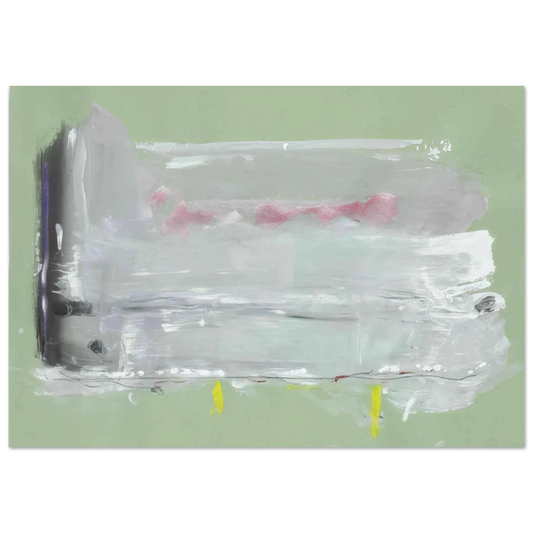 Helen Frankenthaler - Untitled - 1984 Wall art - 13x18 cm / 5x7 inches - Fine Art Poster-canvas - -