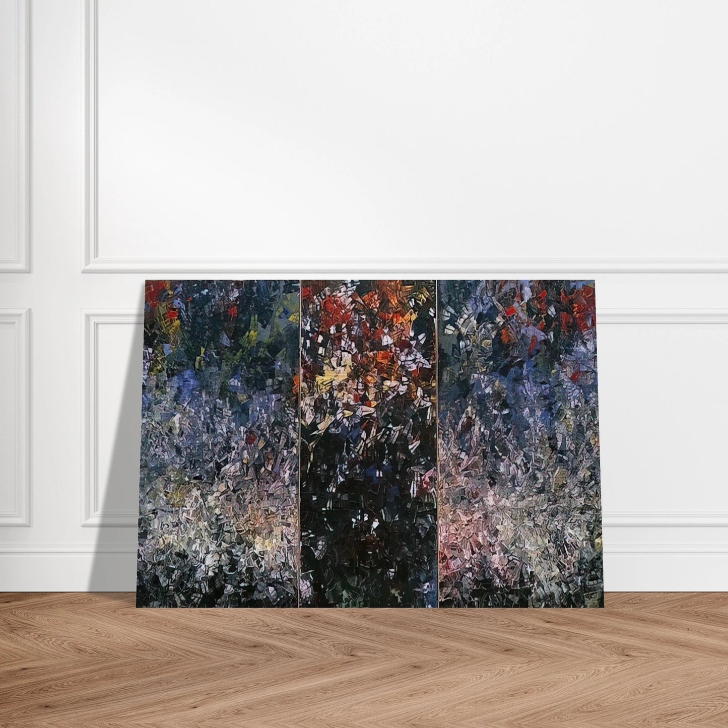 Pavane - Jean-Paul Riopelle Brushed Aluminum Print - 70x100 cm / 28x40 inches | Jean-Paul Riopelle Aluminum Print | Jean-Paul Riopelle Prints
