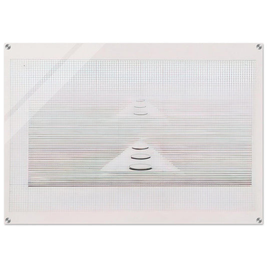 Untitled - 1980 - Nasreen Mohamedi Acrylic Print - 70x100 cm / 28x40″ inches