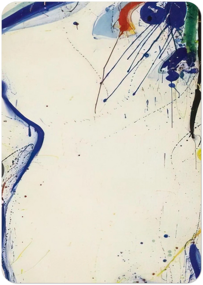 Eye of Zengai By Sam Francis Pack of 10 Post Cards | Sam Francis Post Cards | A6 (10.5 x 14.8 cm) - 4.1 x 5.8 inches
