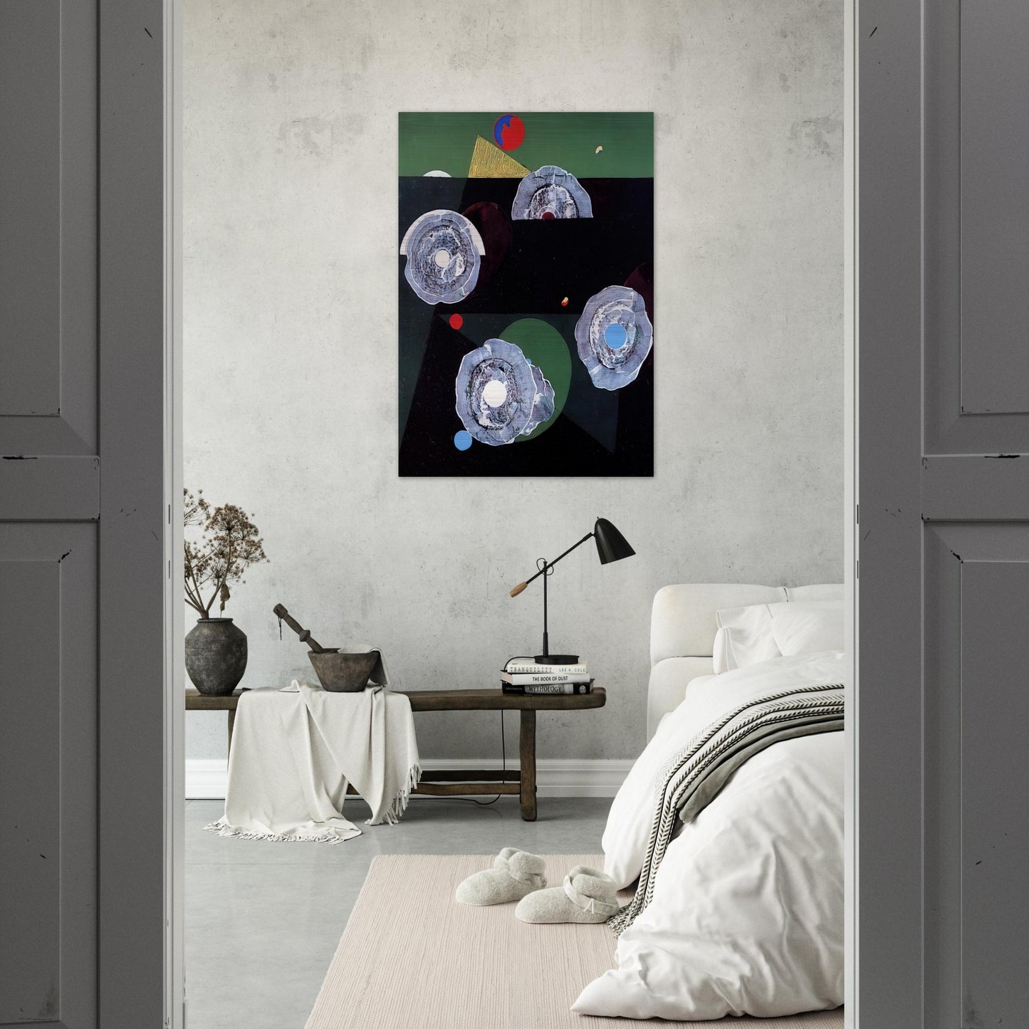 Scallops flower - Max Ernst Brushed Aluminum Print - 70x100 cm / 28x40 inches | Max Ernst Aluminum Print | Max Ernst Prints