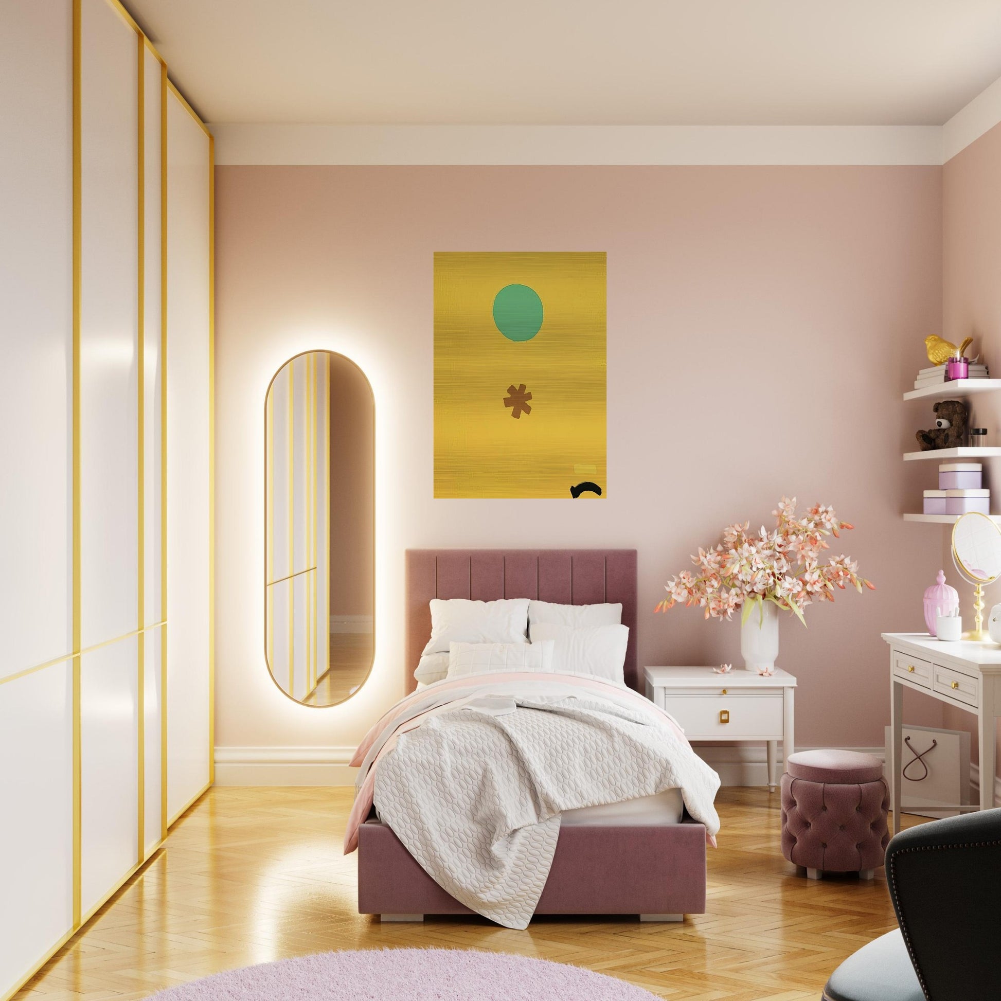 Black Note - 1971 - Adolph Gottlieb Brushed Aluminum Print - 70x100 cm / 28x40 inches | Adolph Gottlieb Aluminum Print | Adolph Gottlieb Prints