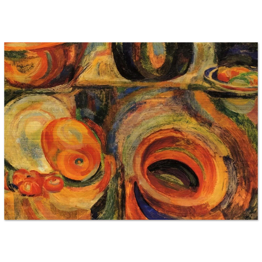 PORTUGESE STILL LIFE - Sonia Delaunay Brushed Aluminum Print - 70x100 cm / 28x40 inches | Sonia Delaunay Aluminum Print | Sonia Delaunay Prints