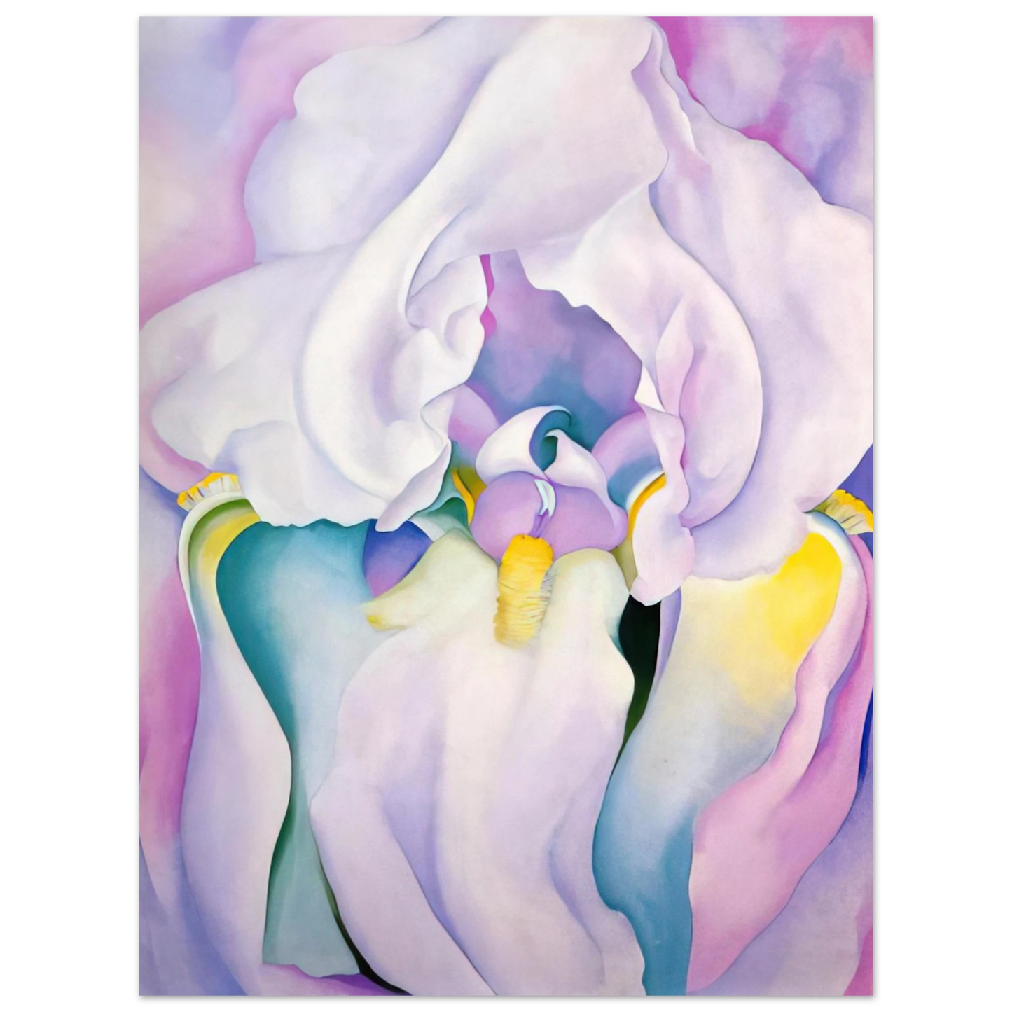 Georgia O'Keeffe - Light of Iris Fine Art Poster