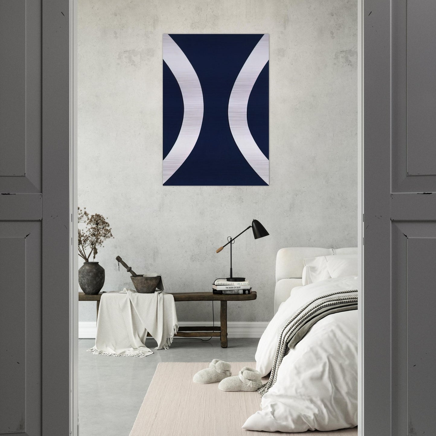 Brooklyn Bridge VII - Ellsworth Kelly Brushed Aluminum Print - 70x100 cm / 28x40 inches | Ellsworth Kelly Aluminum Print | Ellsworth Kelly Prints