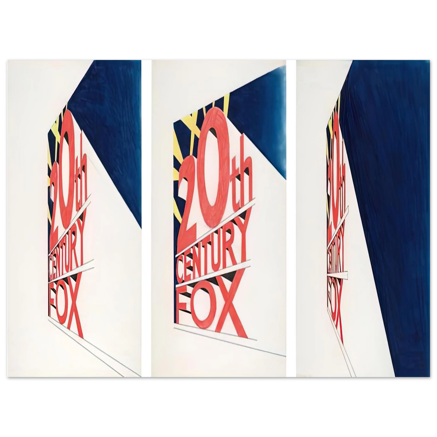 Edward Ruscha - VIEW OF THE BIG PICTURE 1963  75x100 cm / 30x40inches Fine Art Poster