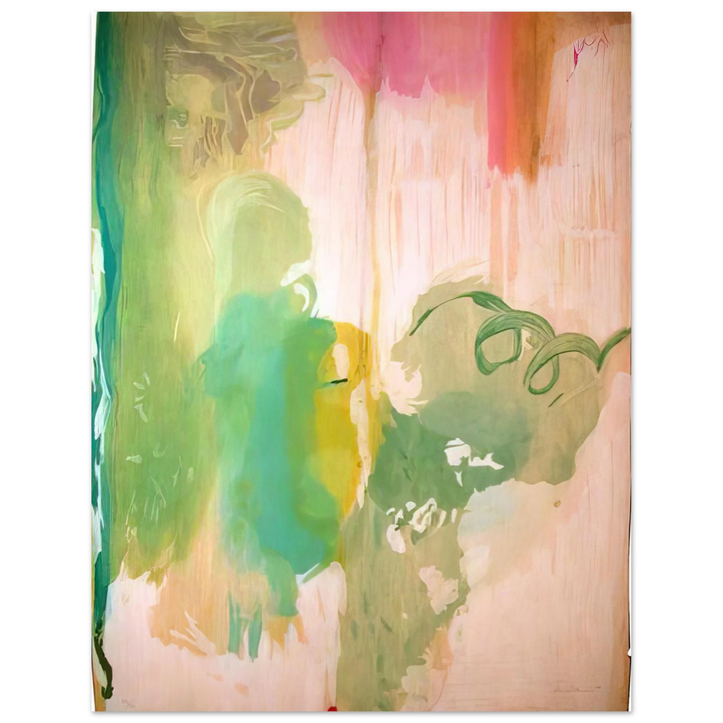 Helen Frankenthaler - Snow Pines - 2004 Wall art - 21x29.7 cm / 8x12" - Fine Art Poster-canvas - -