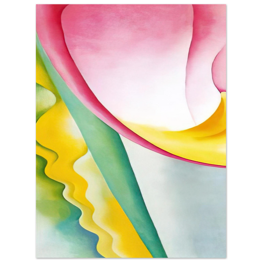 Georgia O'Keeffe - Abstraction No. 77  Tulip  Fine Art Poster