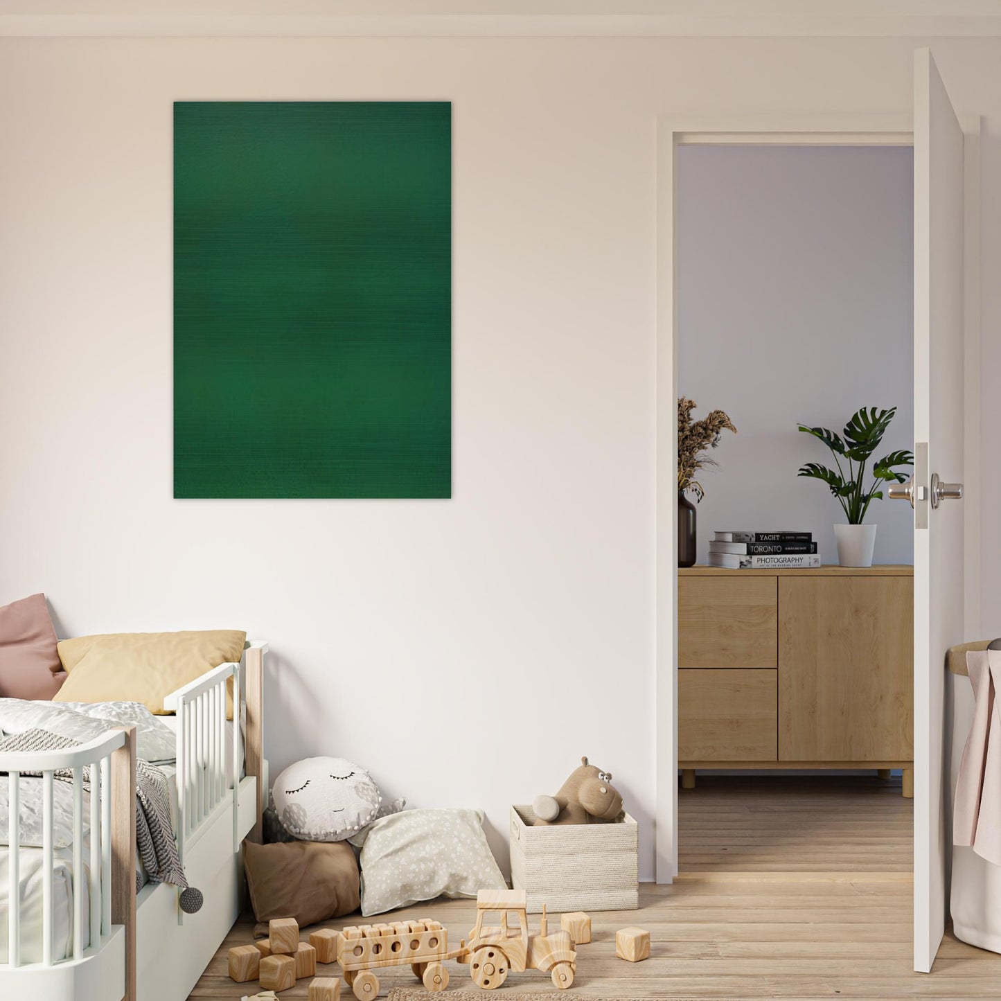 Microchromie ZL, 70 Vert jade - Fernand Leduc Brushed Aluminum Print - 70x100 cm / 28x40 inches | Fernand Leduc Aluminum Print | Fernand Leduc Prints