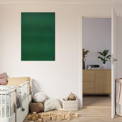 Microchromie ZL, 70 Vert jade - Fernand Leduc Brushed Aluminum Print - 70x100 cm / 28x40 inches | Fernand Leduc Aluminum Print | Fernand Leduc Prints
