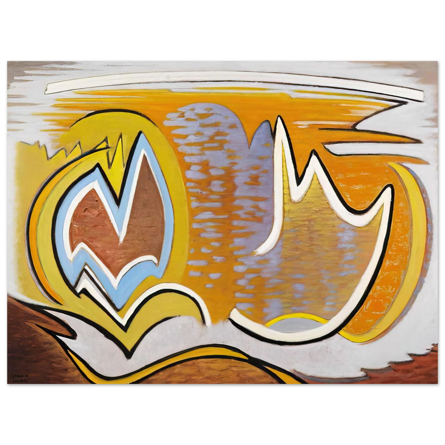 Lawren Harris - Abstract - Abstract Art  75x100 cm / 30x40inches Fine Art Poster
