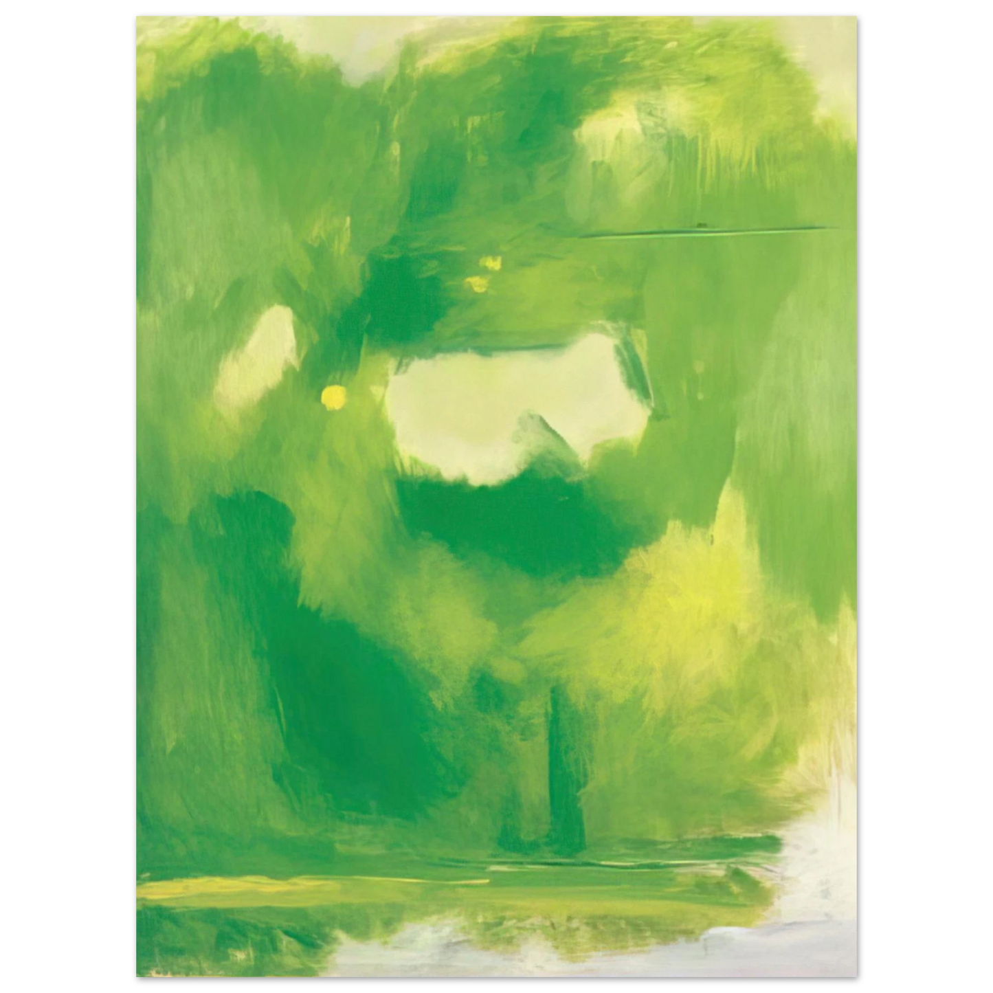 Esteban Vicente - ANTES DE LA COSECHA 1999  75x100 cm / 30x40inches Fine Art Poster