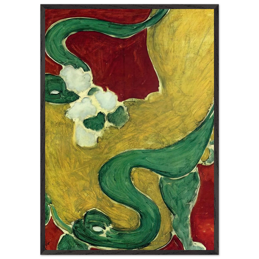 THE RACAILLE CHAIR 1946 - Henri Matisse 70x100 cm / 28x40 inches Framed Art Print – Black Wooden Frame