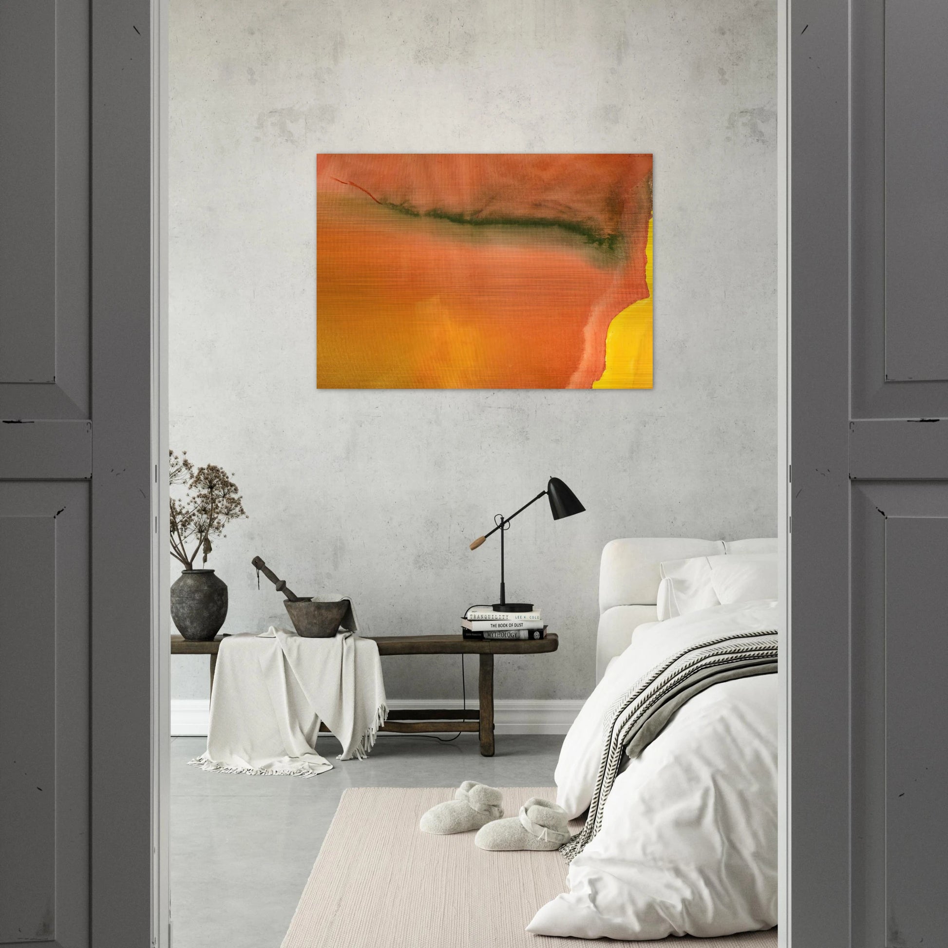 Untitled - 1973 - Helen Frankenthaler Brushed Aluminum Print - 70x100 cm / 28x40 inches | Helen Frankenthaler Aluminum Print | Helen Frankenthaler Prints
