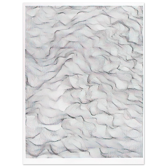 Dadamaino - Il movimento delle cose - 1996  75x100 cm / 30x40inches Fine Art Poster