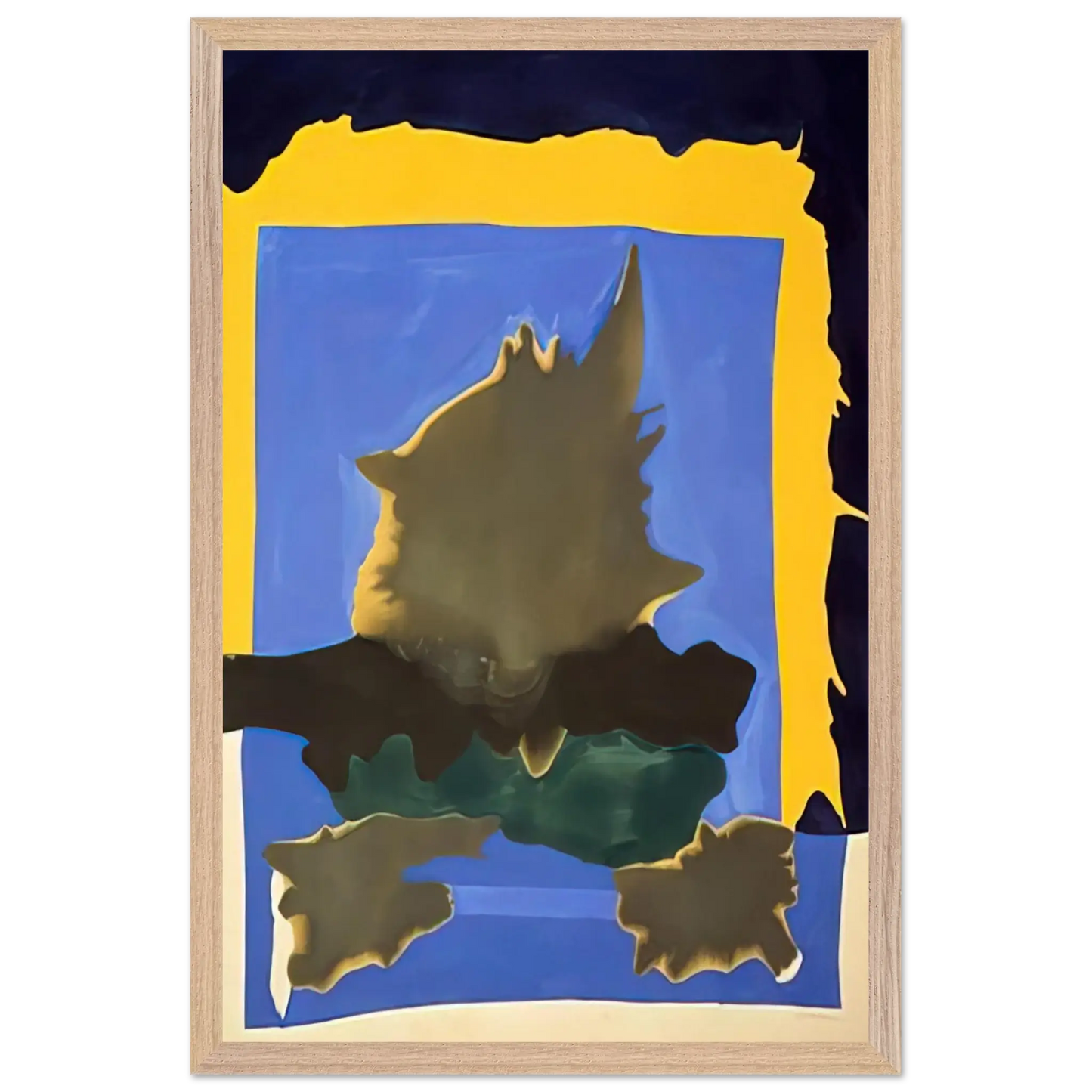 Helen Frankenthaler - Interior Landscape - 1964 Wall art - 45x60 cm / 18x24 Inches - Fine Art Poster - -