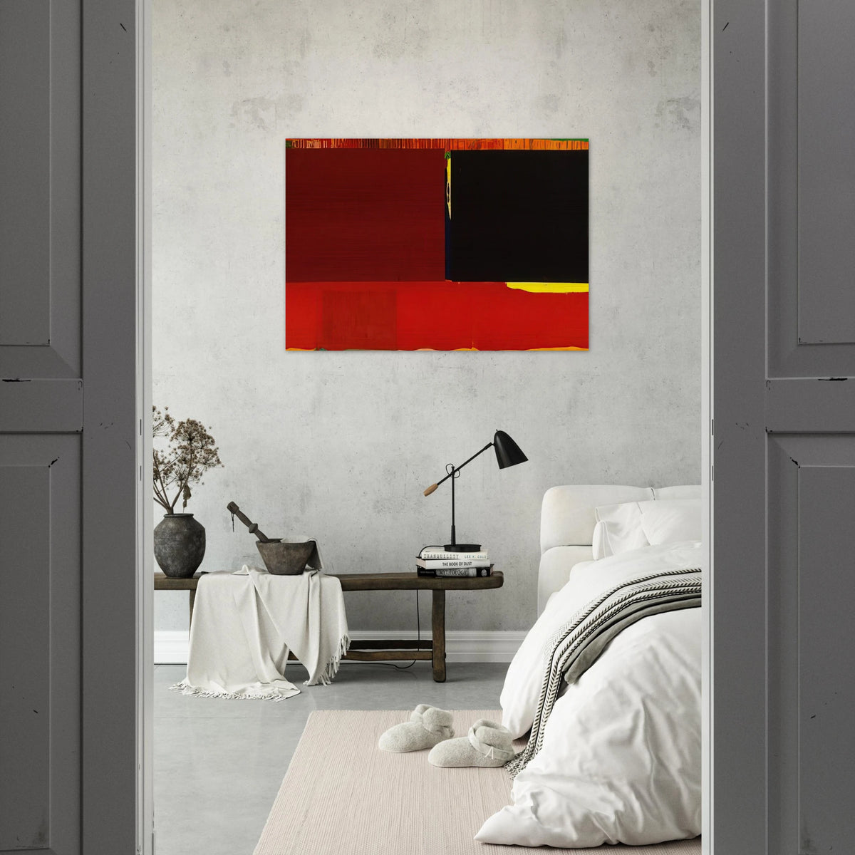 29. 03. 60 - 1960 - John Hoyland Brushed Aluminum Print - 70x100 cm / 28x40 inches | John Hoyland Aluminum Print | John Hoyland Prints