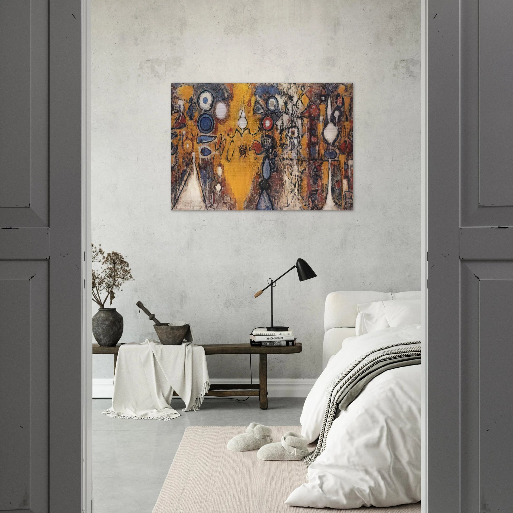 Number 1 - 1951 - Richard Pousette-Dart Brushed Aluminum Print - 70x100 cm / 28x40 inches | Richard Pousette-Dart Aluminum Print | Richard Pousette-Dart Prints
