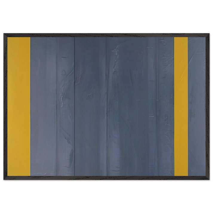 Untitled - Color Field Painting N4 - Gunther Forg 70x100 cm / 28x40 inches Framed Art Print – Black Wooden Frame
