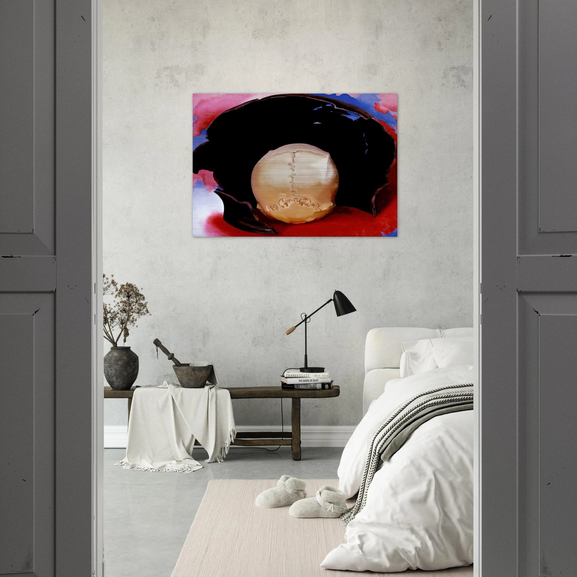 It was a Man and a Pot - Georgia O'Keeffe Brushed Aluminum Print - 70x100 cm / 28x40 inches | Georgia O'Keeffe Aluminum Print | Georgia O'Keeffe Prints