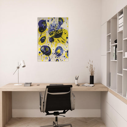 Untitled  from Pasadena Box   Lembark L61  - Sam Francis Brushed Aluminum Print - 70x100 cm / 28x40 inches | Sam Francis Aluminum Print | Sam Francis Prints