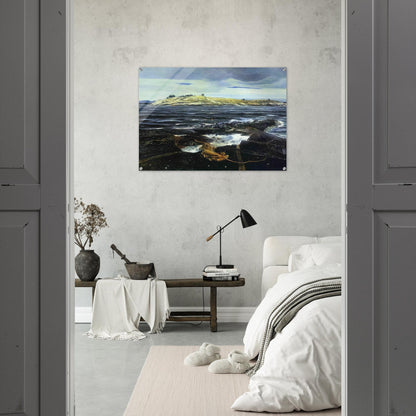 LITTLE CALDWELLS ISLAND - Andrew Wyeth Acrylic Print - 70x100 cm / 28x40″ inches | Andrew Wyeth Wall Art | Andrew Wyeth Prints