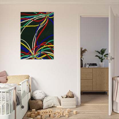 COMPOSITIONS COULEURS IDEES - Sonia Delaunay Brushed Aluminum Print - 70x100 cm / 28x40 inches | Sonia Delaunay Aluminum Print | Sonia Delaunay Prints