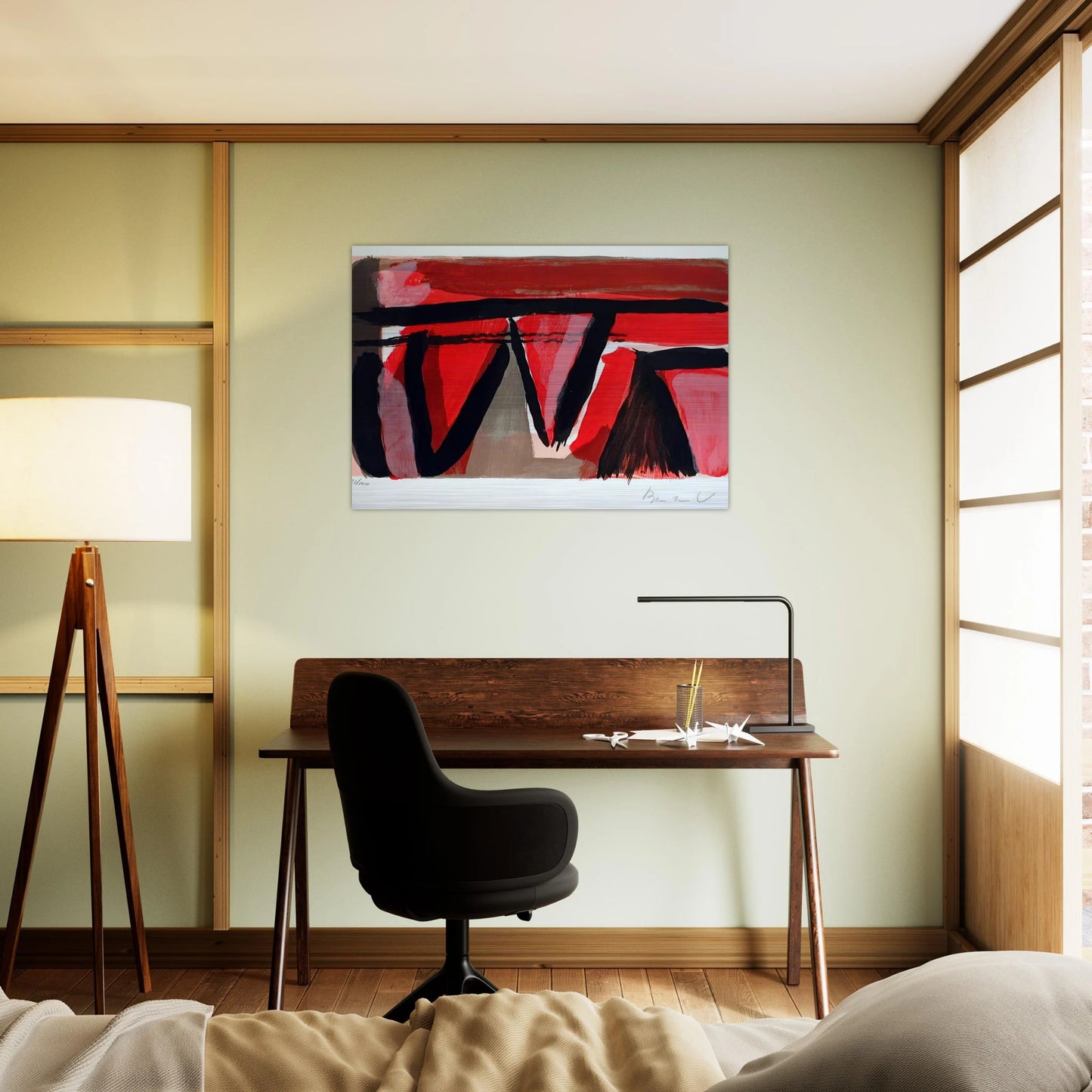 Braises - 1980 - Bram van Velde Brushed Aluminum Print - 70x100 cm / 28x40 inches | Bram van Velde Aluminum Print | Bram van Velde Prints