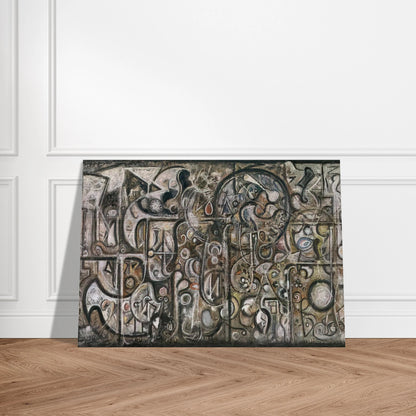 Symphony No. 1, The Transcendental - Richard Pousette-Dart Brushed Aluminum Print - 70x100 cm / 28x40 inches | Richard Pousette-Dart Aluminum Print | Richard Pousette-Dart Prints