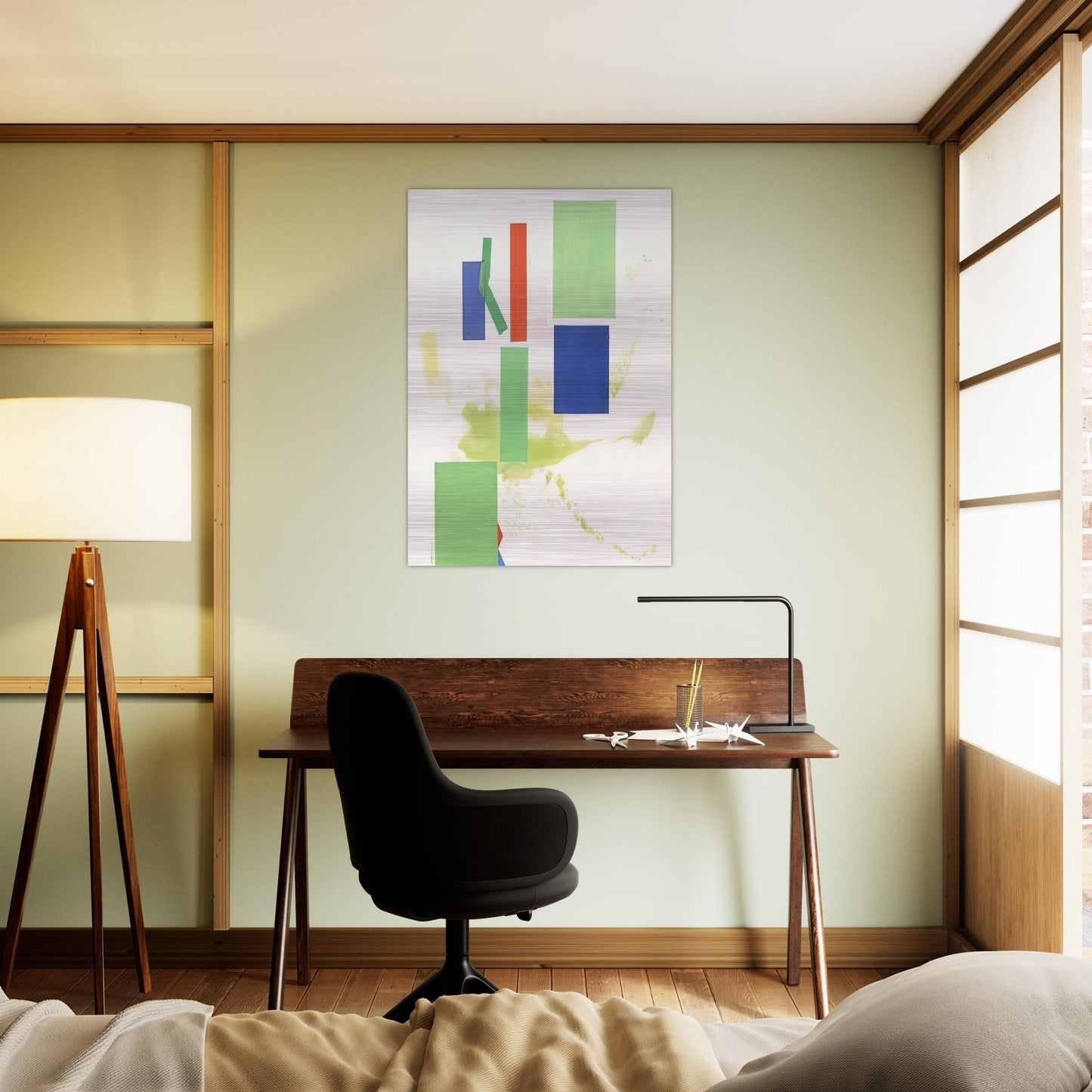 Lucidus Ordo - Hans Hofmann Brushed Aluminum Print - 70x100 cm / 28x40 inches | Hans Hofmann Aluminum Print | Hans Hofmann Prints
