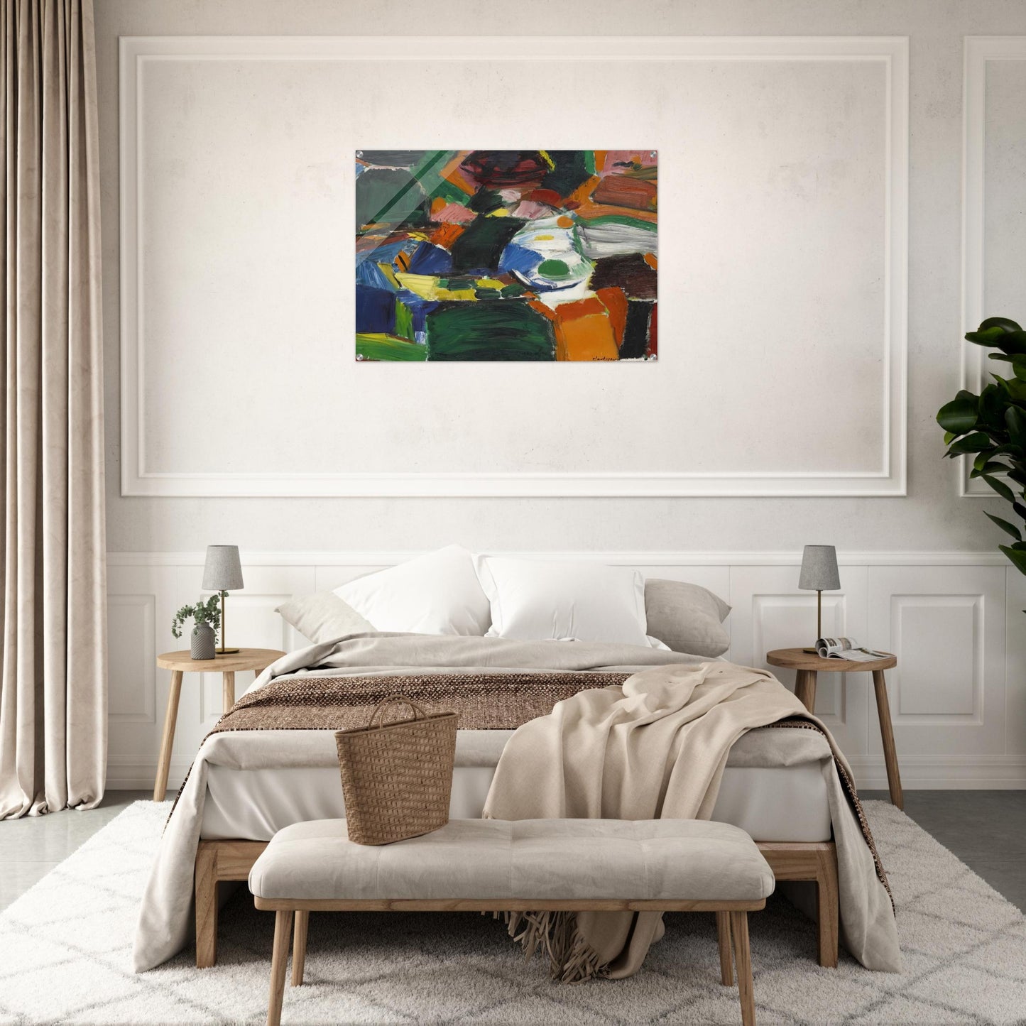Orchard Street #2 - Grace Hartigan Acrylic Print - 70x100 cm / 28x40″ inches