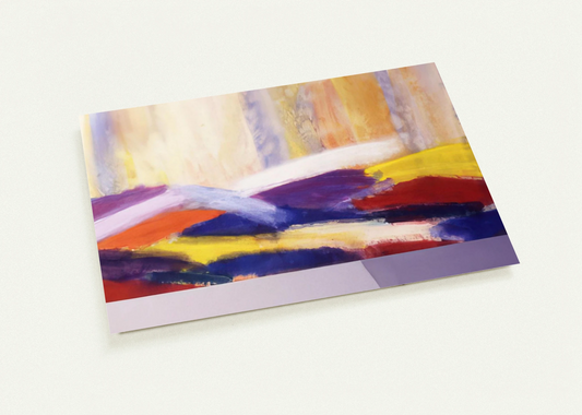 Matisse's Table - 1996 By Ronnie Landfield Pack of 10 Post Cards | Ronnie Landfield Post Cards | A6 (10.5 x 14.8 cm) - 4.1 x 5.8 inches