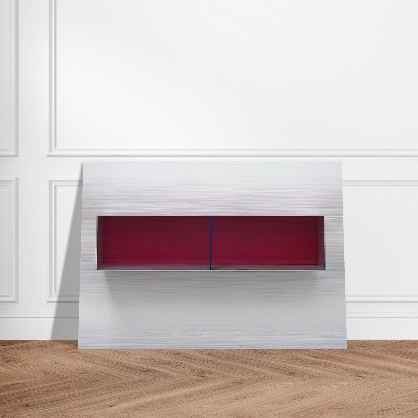 Untitled Menziken - 1991 - Donald Judd Brushed Aluminum Print - 70x100 cm / 28x40 inches | Donald Judd Aluminum Print | Donald Judd Prints