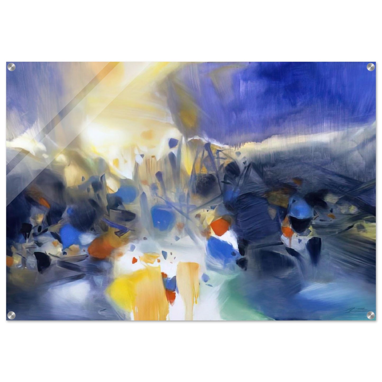LA VIE QUI ANIME LES NUAGES 2006 - Chu teh Chun Acrylic Print - 70x100 cm / 28x40″ inches | Chu teh Chun Wall Art | Chu teh Chun Prints