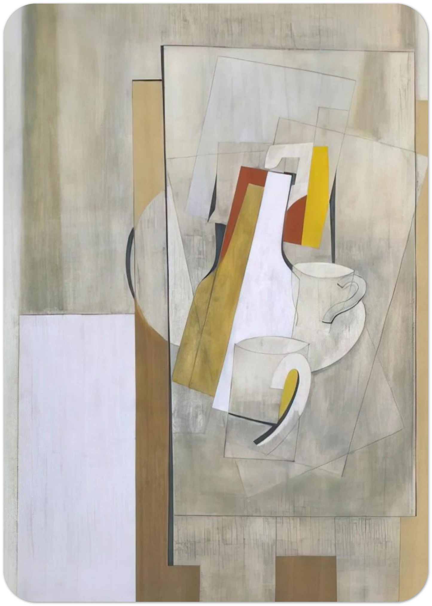 1945 still life - 1945 By Ben Nicholson Pack of 10 Post Cards | Ben Nicholson Post Cards | A6 (10.5 x 14.8 cm) - 4.1 x 5.8 inches