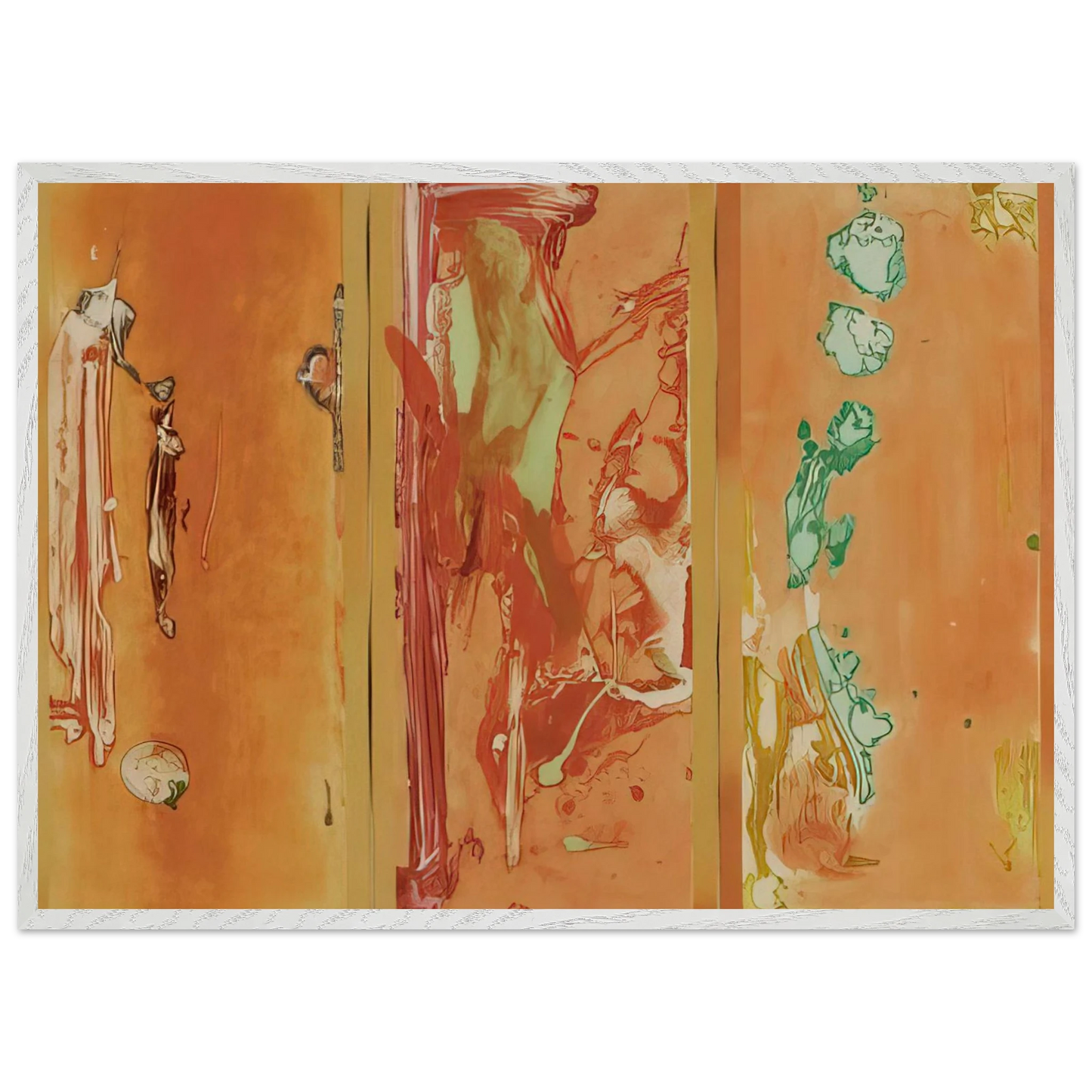Helen Frankenthaler - Gateway - 1988 Wall art - 21x29.7 cm / 8x12" - Fine Art Poster-canvas - -