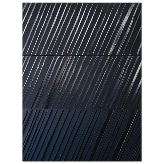 Pierre Soulages - Peinture 244 x 181 cm, 25 avril 2011 - 2011  75x100 cm / 30x40inches Fine Art Poster
