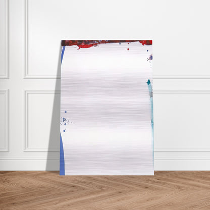 Chinese Wall  L. L101; SF-87  - Sam Francis Brushed Aluminum Print - 70x100 cm / 28x40 inches | Sam Francis Aluminum Print | Sam Francis Prints