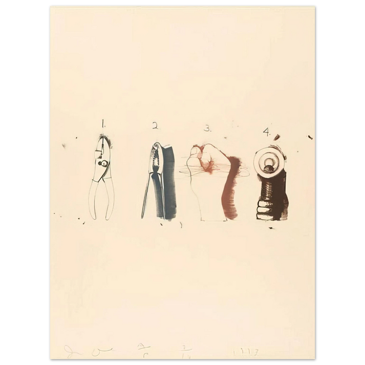 Jim Dine - NUTCRACKER 1973  75x100 cm / 30x40inches Fine Art Poster