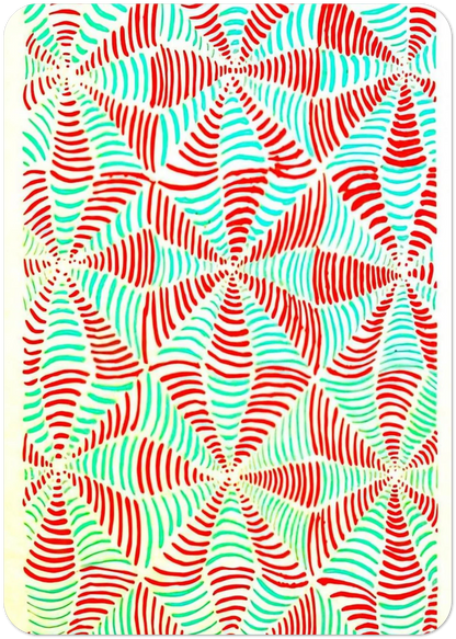 COMPOSITION 16 By Sonia Delaunay Pack of 10 Post Cards | Sonia Delaunay Post Cards | A6 (10.5 x 14.8 cm) - 4.1 x 5.8 inches