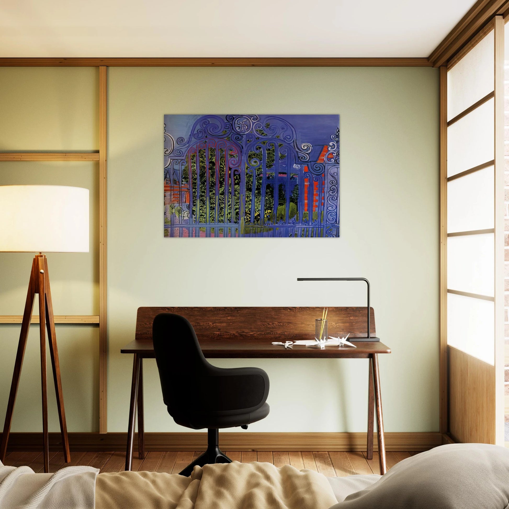 THE GRID 1930 - Raoul Dufy Brushed Aluminum Print - 70x100 cm / 28x40 inches | Raoul Dufy Aluminum Print | Raoul Dufy Prints
